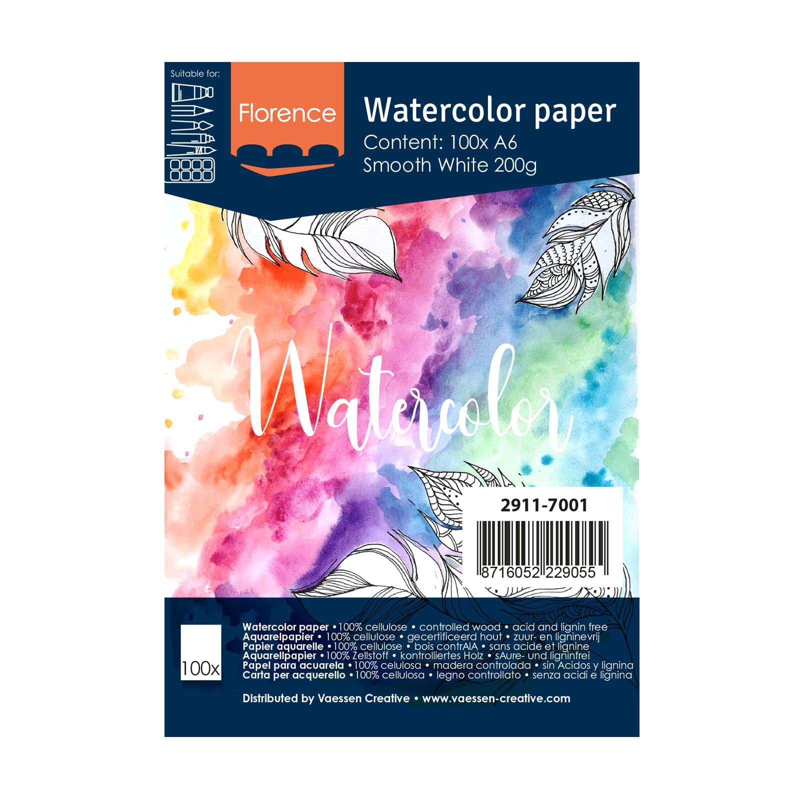 vaessen-creative-florence-aquarellpapier-a5-24-blatt-200-g-glatt image 6