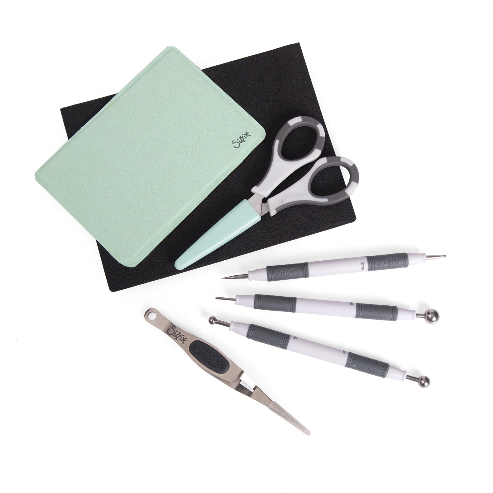 sizzix-making-tool-paper-sculpting-kit-blumen-7er-set image 1