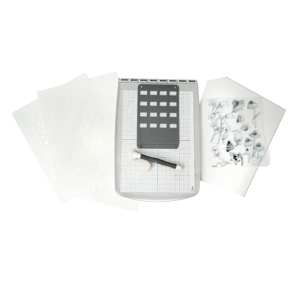 sizzix-studio-registration-press-starter-kit-stempelhilfe-stencils image 1