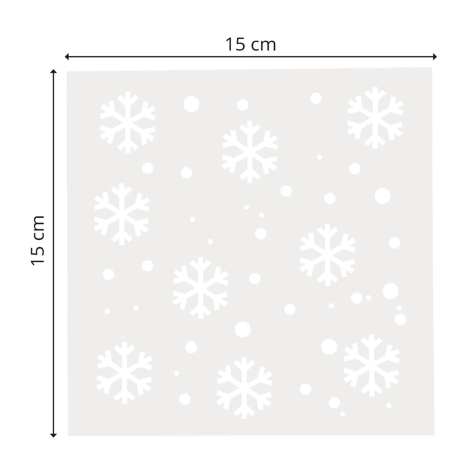 vaessen-cut-easy-schablone-schneeflocken-15x15cm-stencil image 2