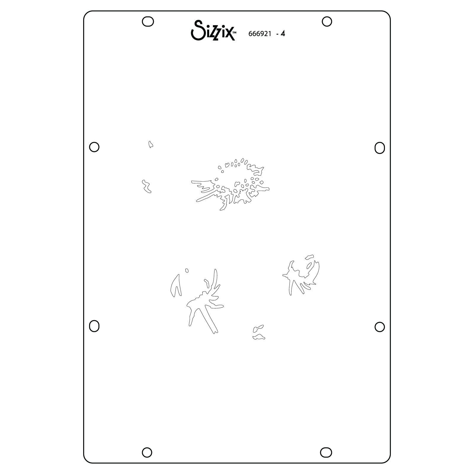 sizzix-studio-cosmo-schablonen-4er-set-blumen-willow-wolfe image 5