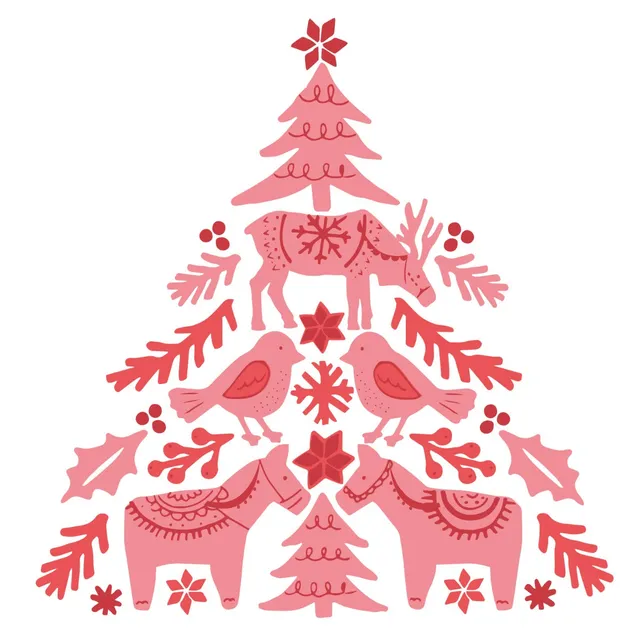 sizzix-layered-folk-tree-clear-stamps-3tlg-weihnachten image 1