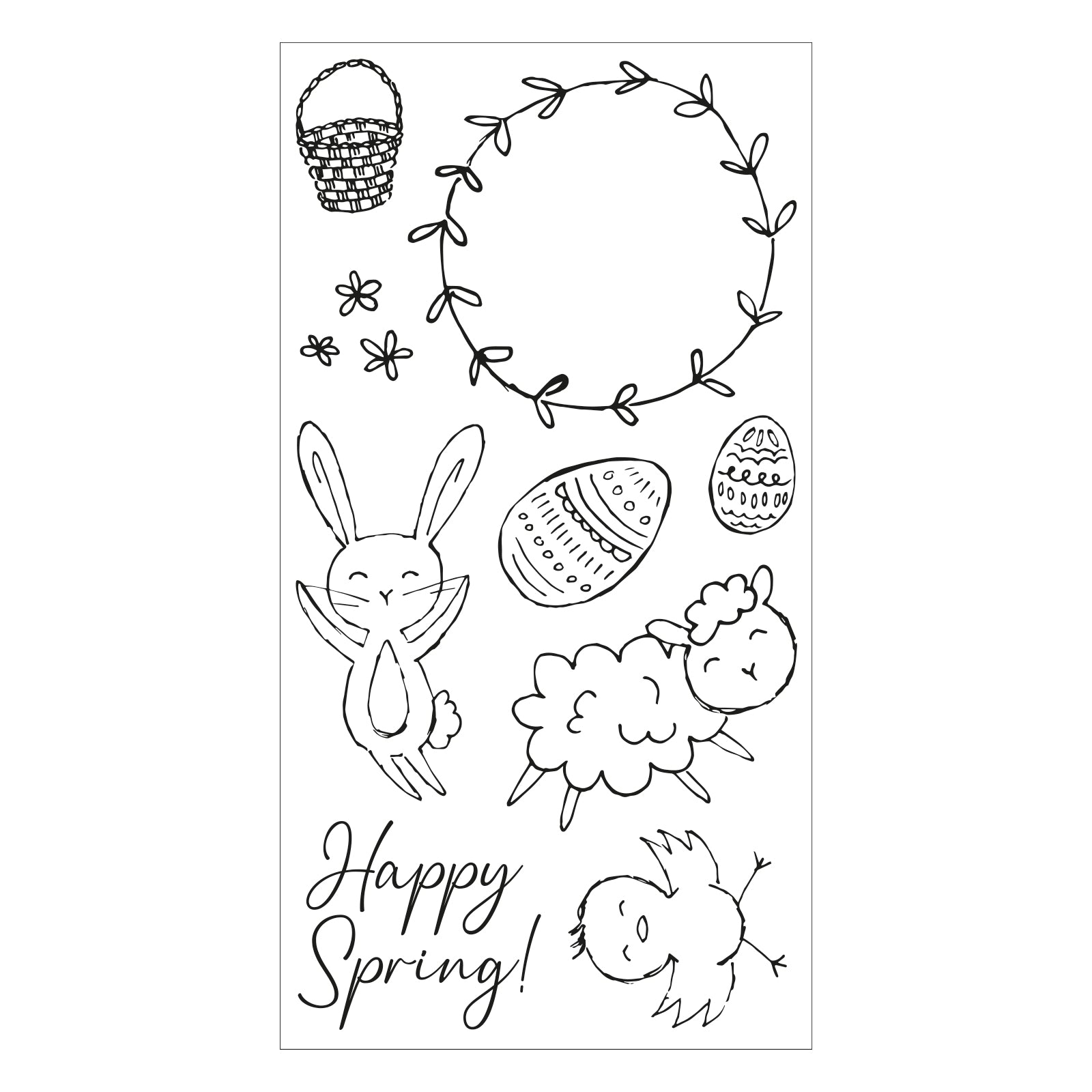 sizzix-clear-stamps-spring-essentials-stempelset-9tlg-fr-hling image 2