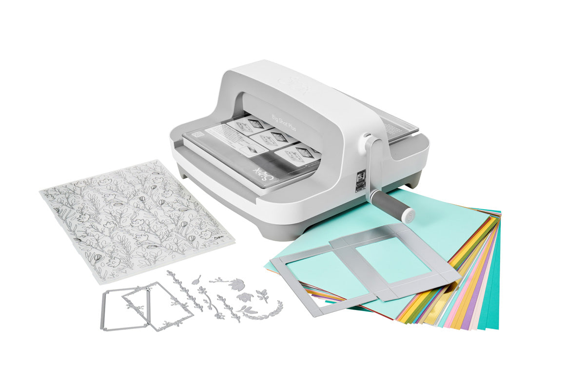 sizzix-big-shot-plus-starter-kit-stanzmaschine-a4-pr-gemaschine image 1