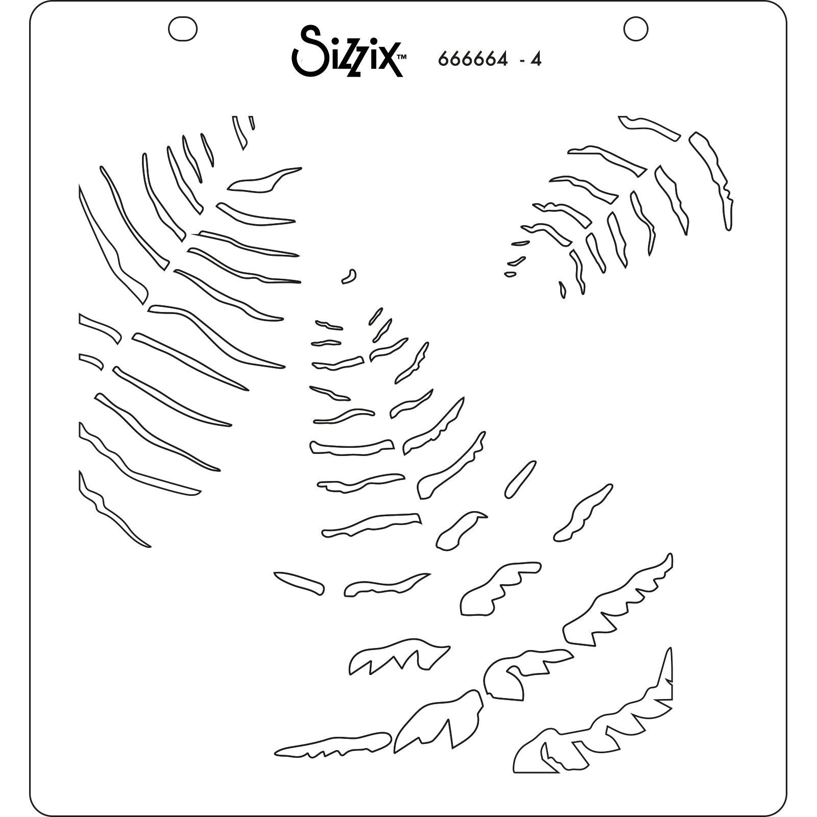 sizzix-layered-stencils-farn-schablonen-set-4-tlg-botanisch image 5