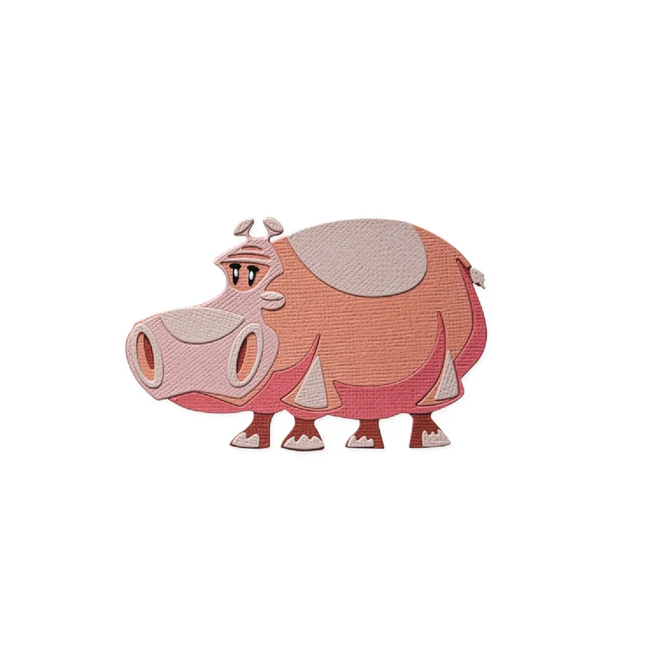 sizzix-thinlits-bernice-mini-colorize-stanzform-8-tlg-hippo image 1