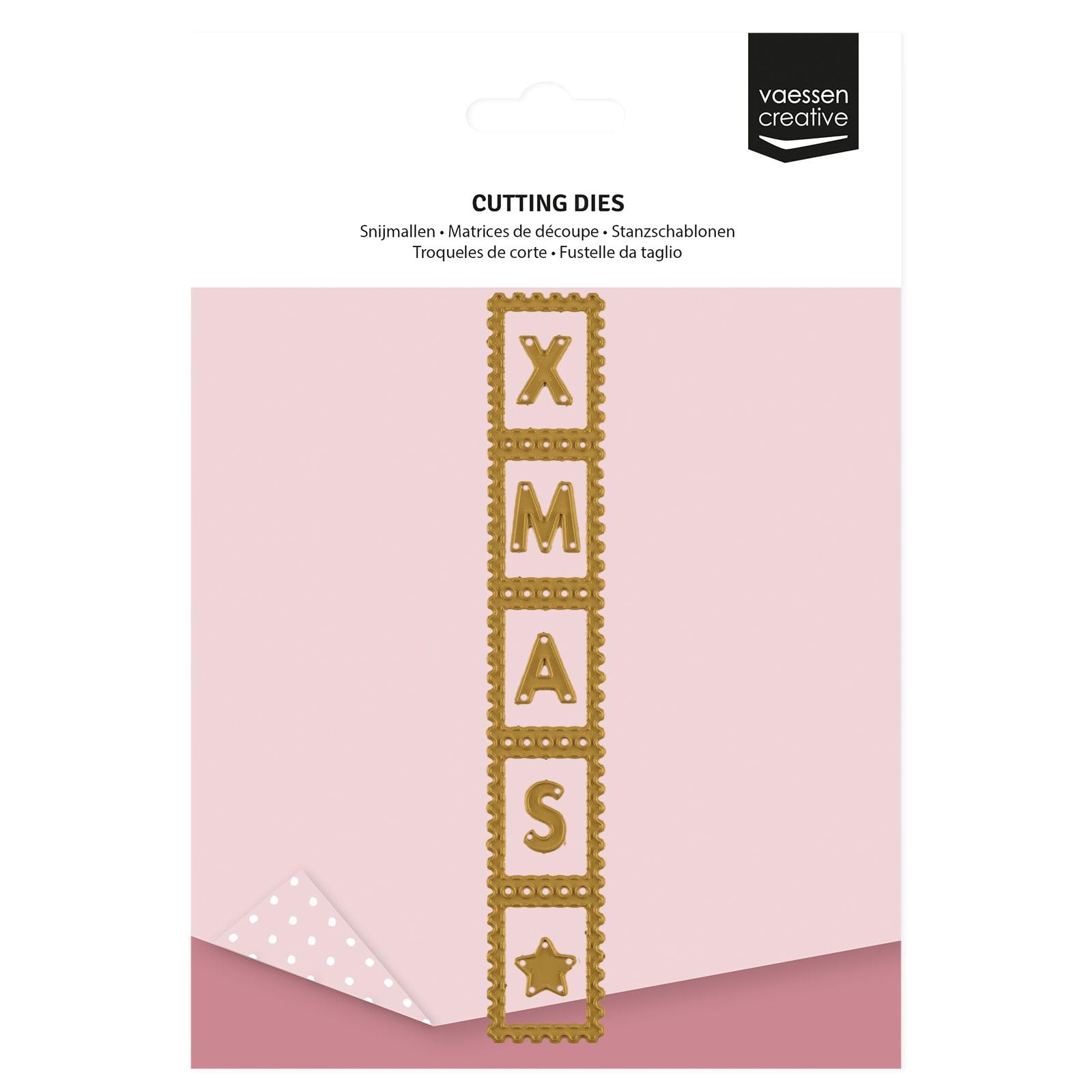 vaessen-creative-cut-easy-briefmarkenstreifen-stanzschablonen-6-tlg-weihnachten image 1