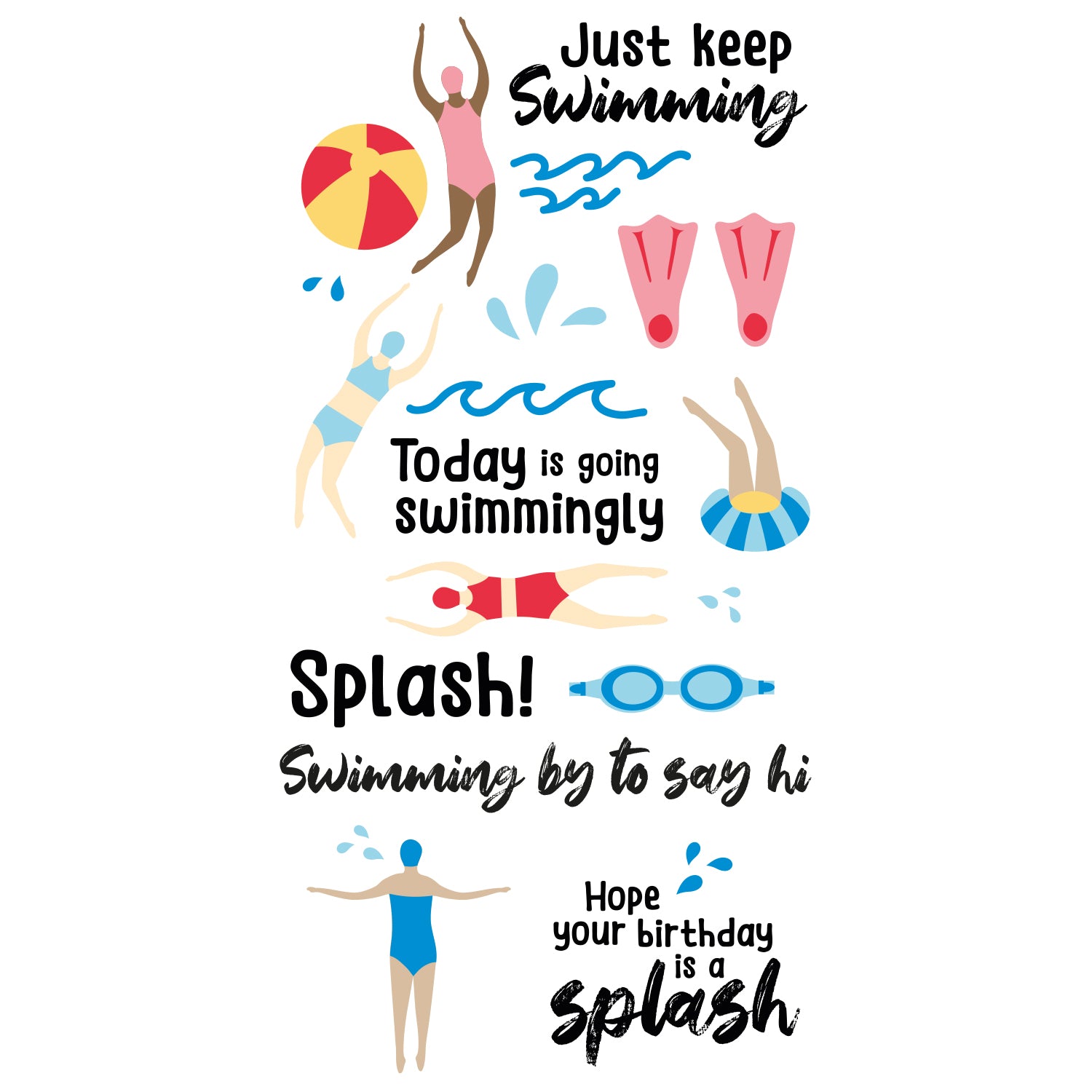 sizzix-synchronized-swimmers-stempelset-29tlg-catherine-pooler image 1