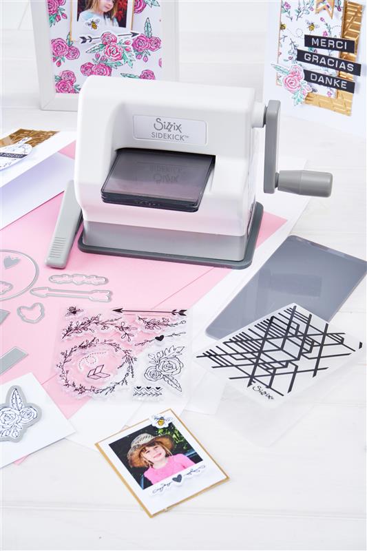 sizzix-sidekick-starter-kit-stanzmaschine-wei-grau-set image 2