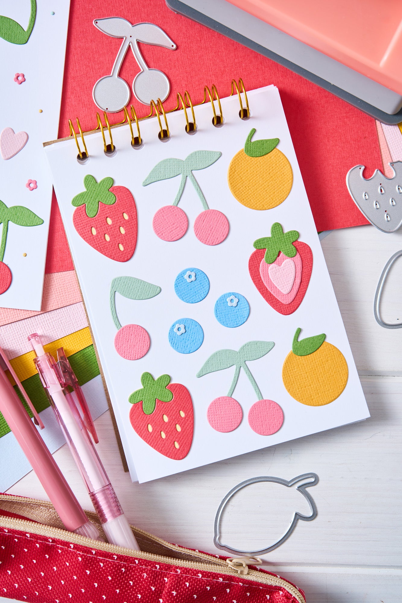 sizzix-thinlits-fruit-doodles-stanzen-17tlg-obst-sommer image 3