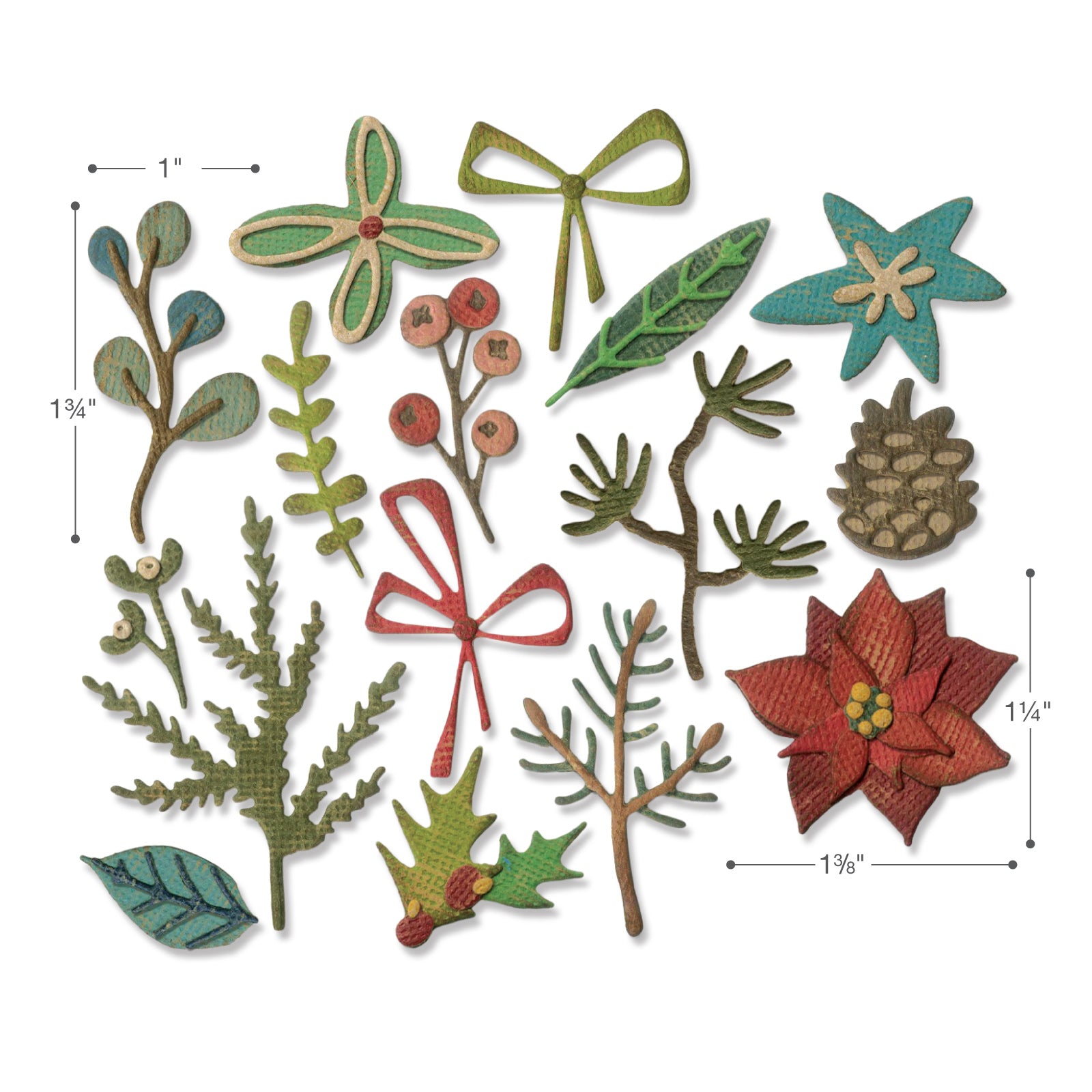 sizzix-thinlits-funky-festive-stanzschablonen-16er-set-weihnachten image 2