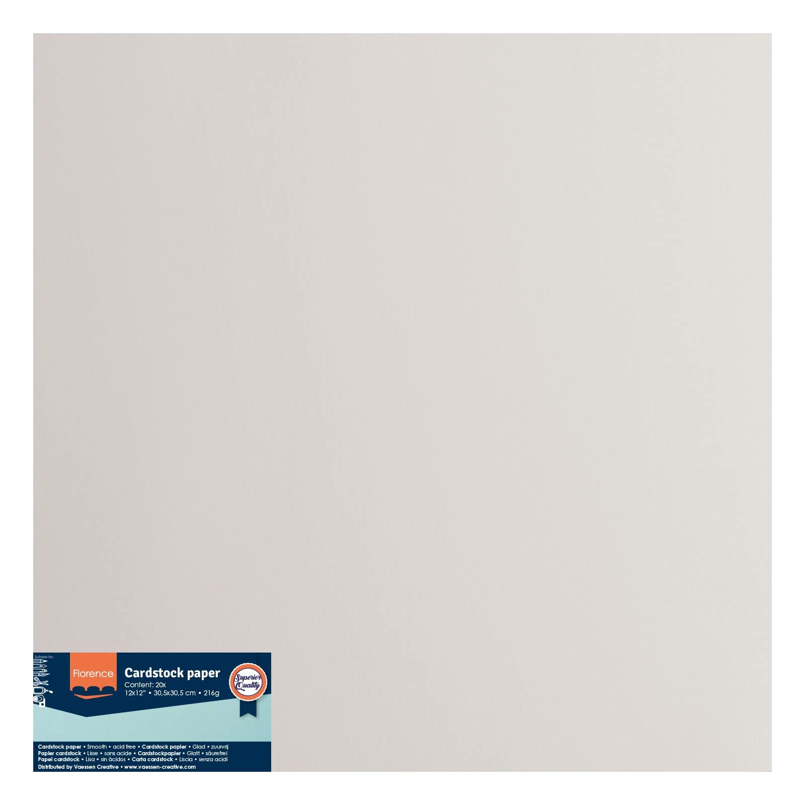 vaessen-florence-cardstock-beige-glatt-30-5x30-5cm-20-bogen image 6