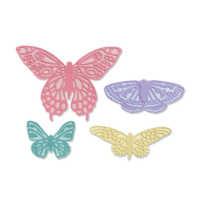 sizzix-thinlits-flutter-on-by-stanzschablonen-9tlg-schmetterling image 1