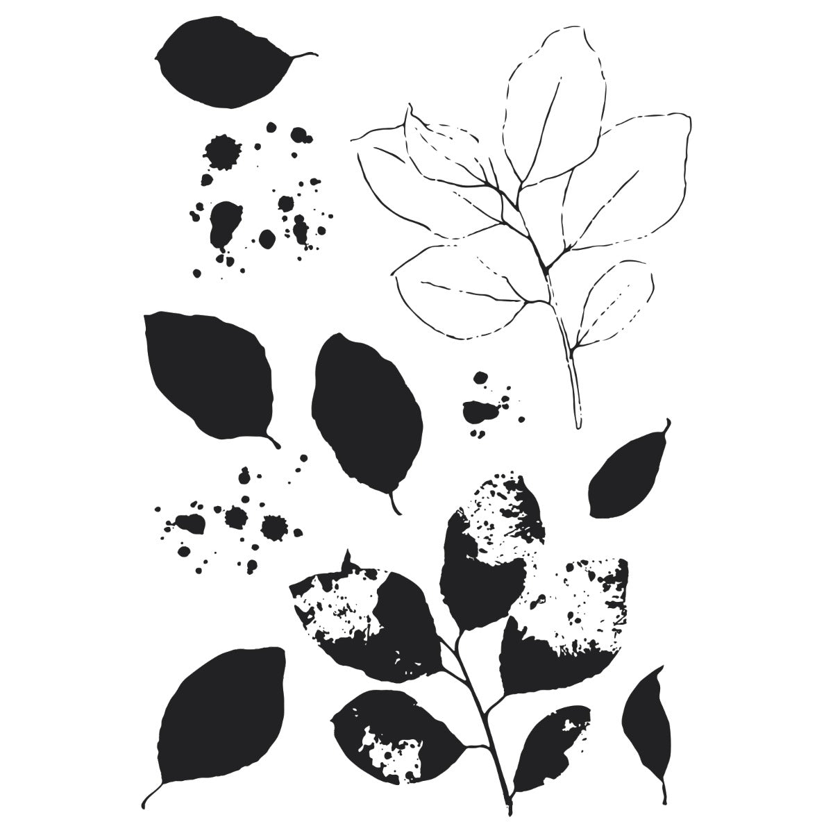 sizzix-framelits-painted-pencil-leaves-stempelset-bl-tter-11-tlg image 3