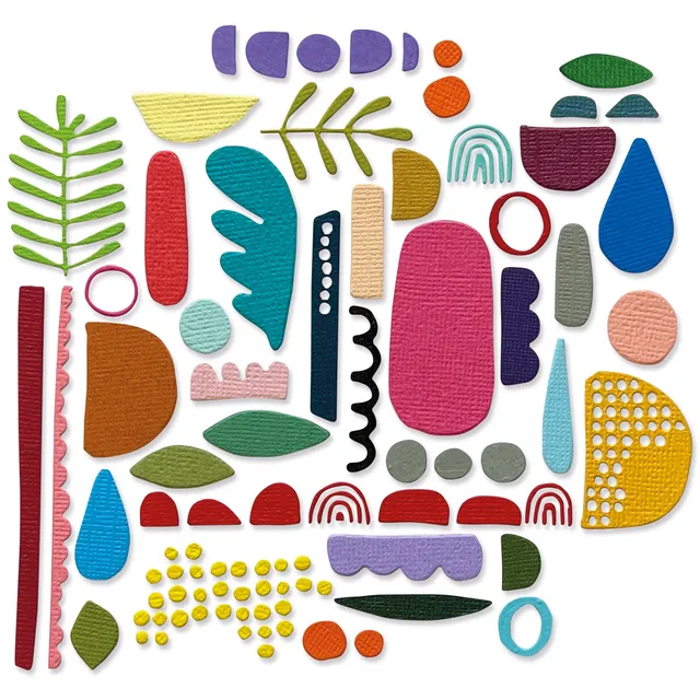 sizzix-thinlits-abstract-elements-stanzschablonen-43tlg-tim-holtz image 1