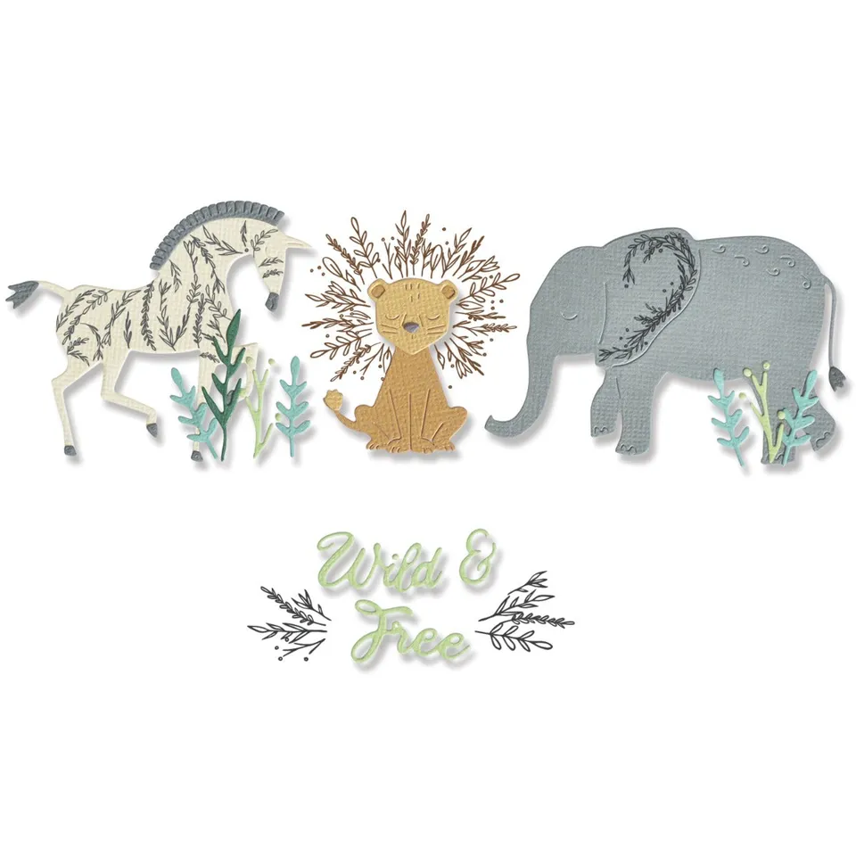 sizzix-framelits-floral-safari-stanzschablonen-stempelset-10-8 image 1