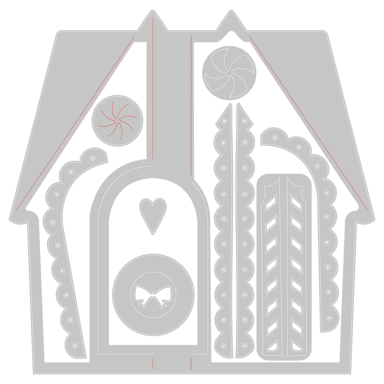 sizzix-thinlits-card-gingerbread-house-stanzschablonen-10-tlg-weihnachten image 2