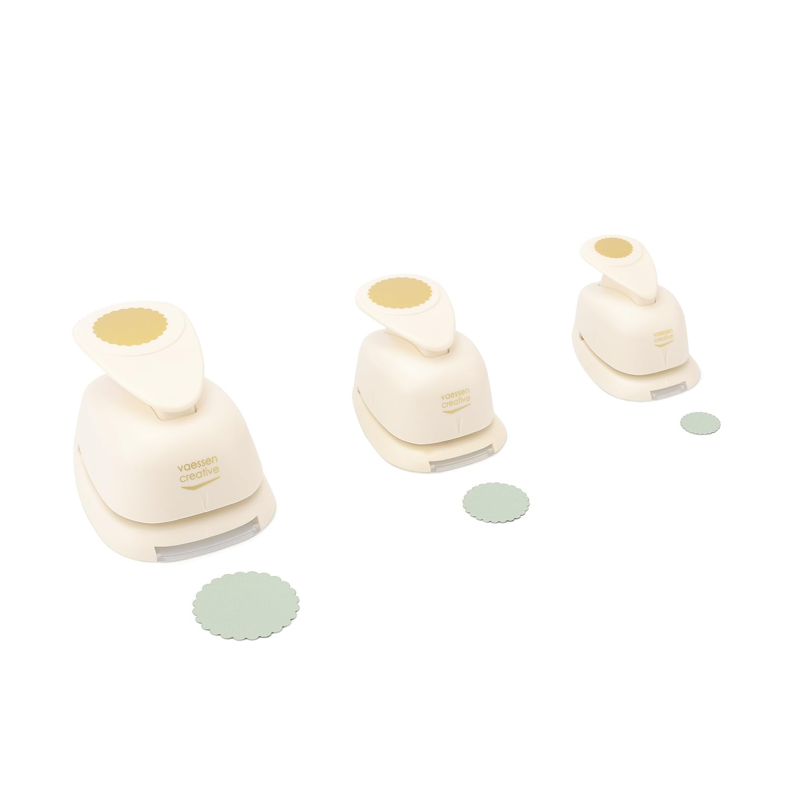 vaessen-creative-cut-easy-stanzer-set-kreis-gezahnt-3-st-ck image 2