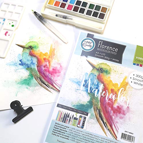 florence-aquarellpapier-glatt-wei-a5-300g-m-malblock image 7