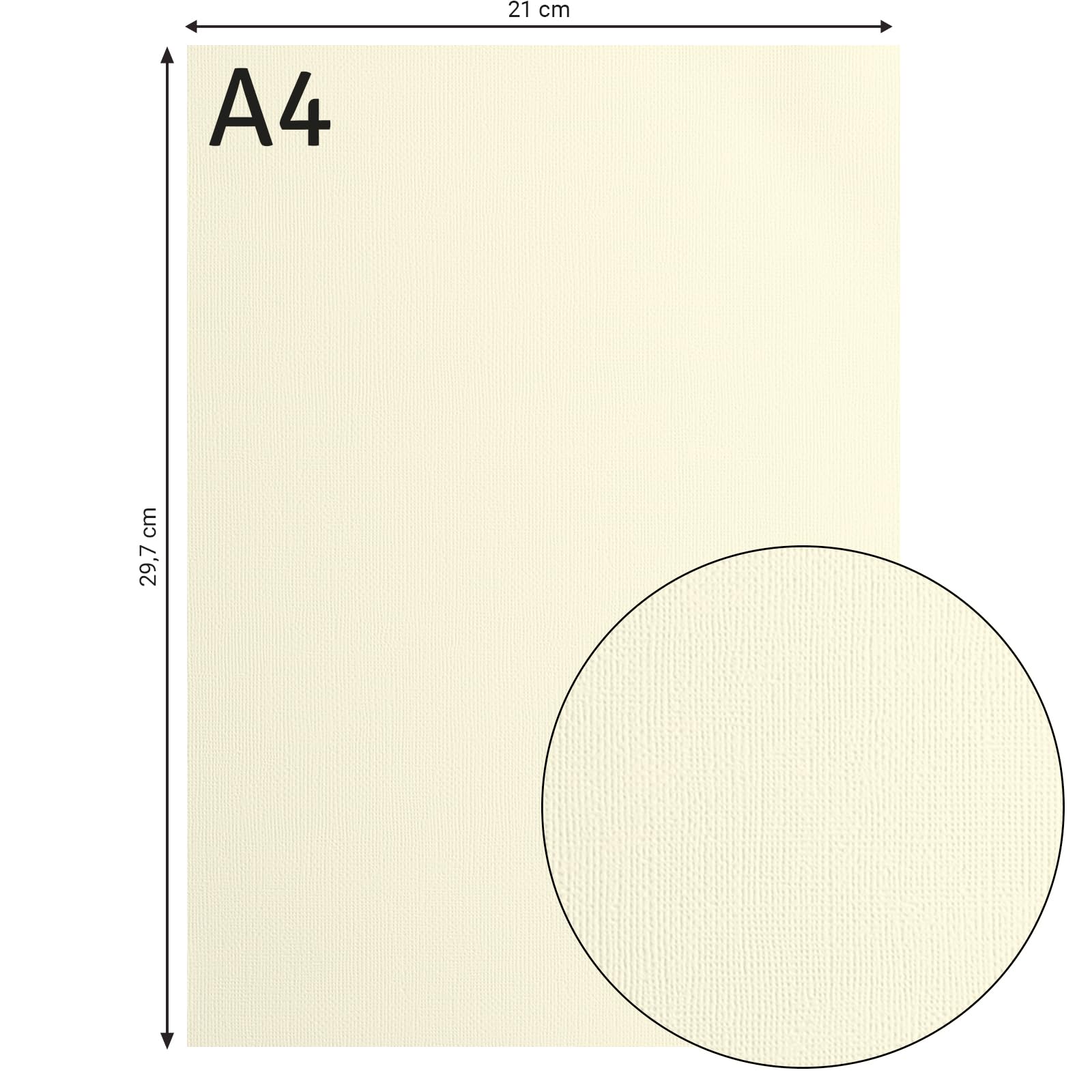 vaessen-creative-florence-tonkarton-a4-raffia-beige-25-b-gen-textur image 3