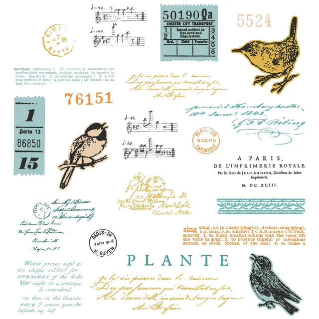 sizzix-bird-song-stempelset-stanzen-a5-v-gel-49-and-market image 1