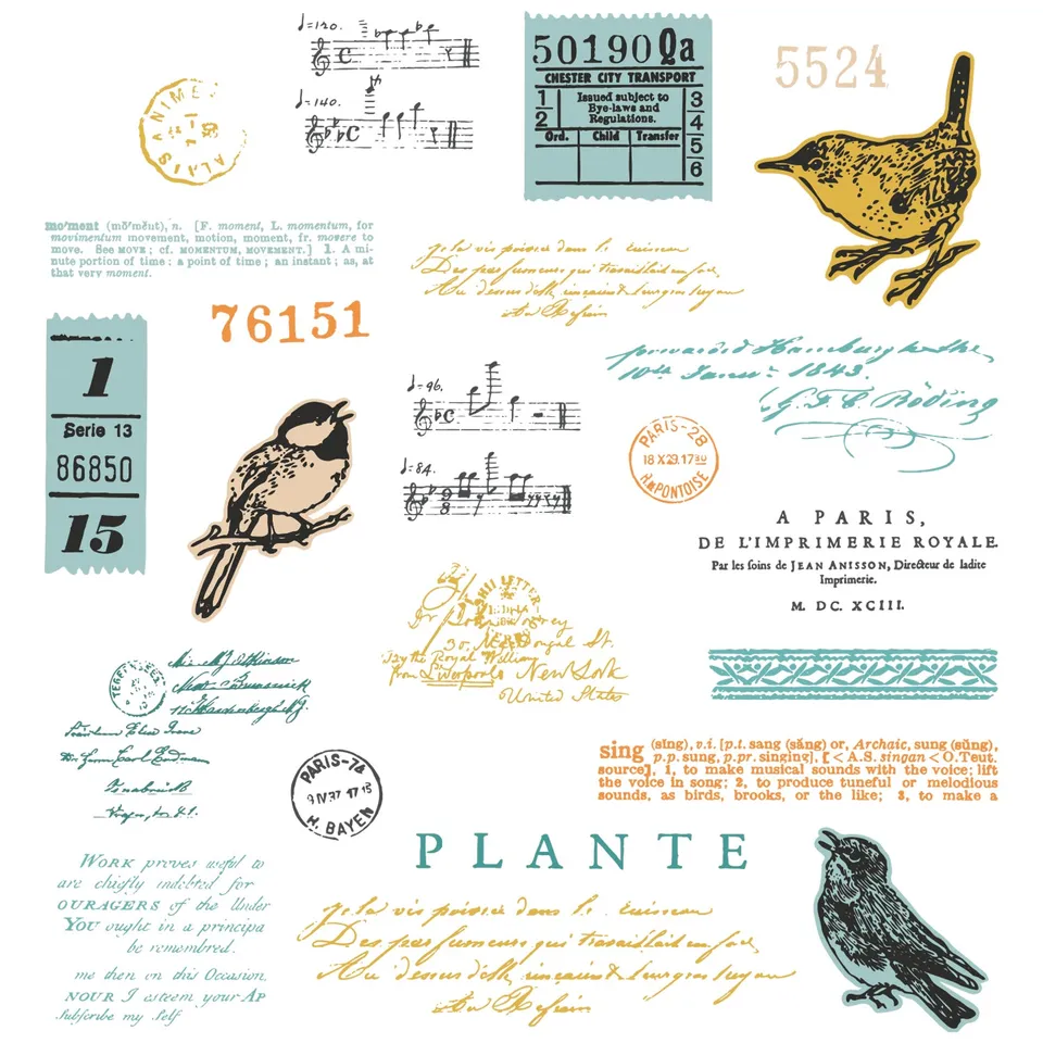 sizzix-bird-song-stempelset-stanzen-a5-v-gel-49-and-market image 1
