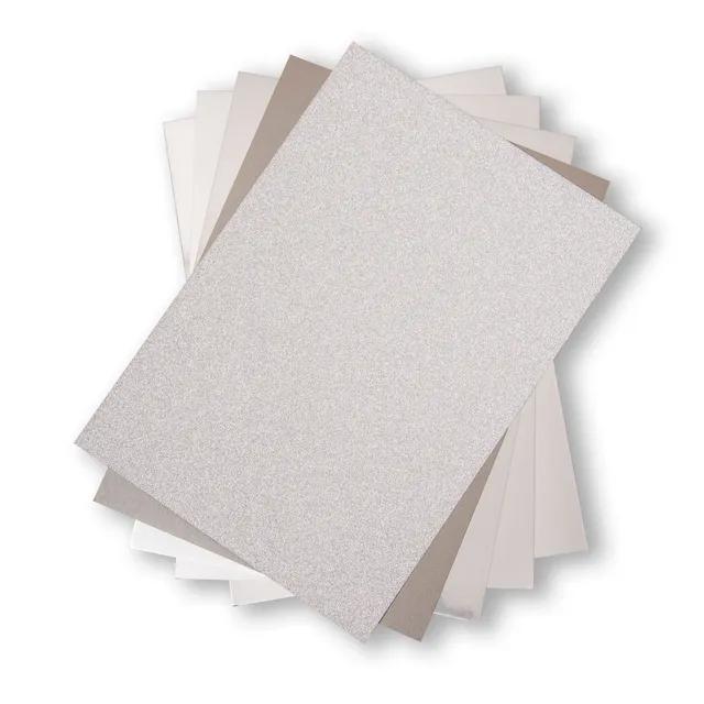 sizzix-surfacez-opulent-cardstock-silber-50-blatt-metallic image 1