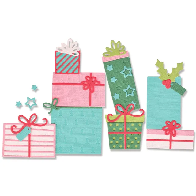 sizzix-thinlits-festive-gifts-stanzschablonen-21-tlg-weihnachten image 1