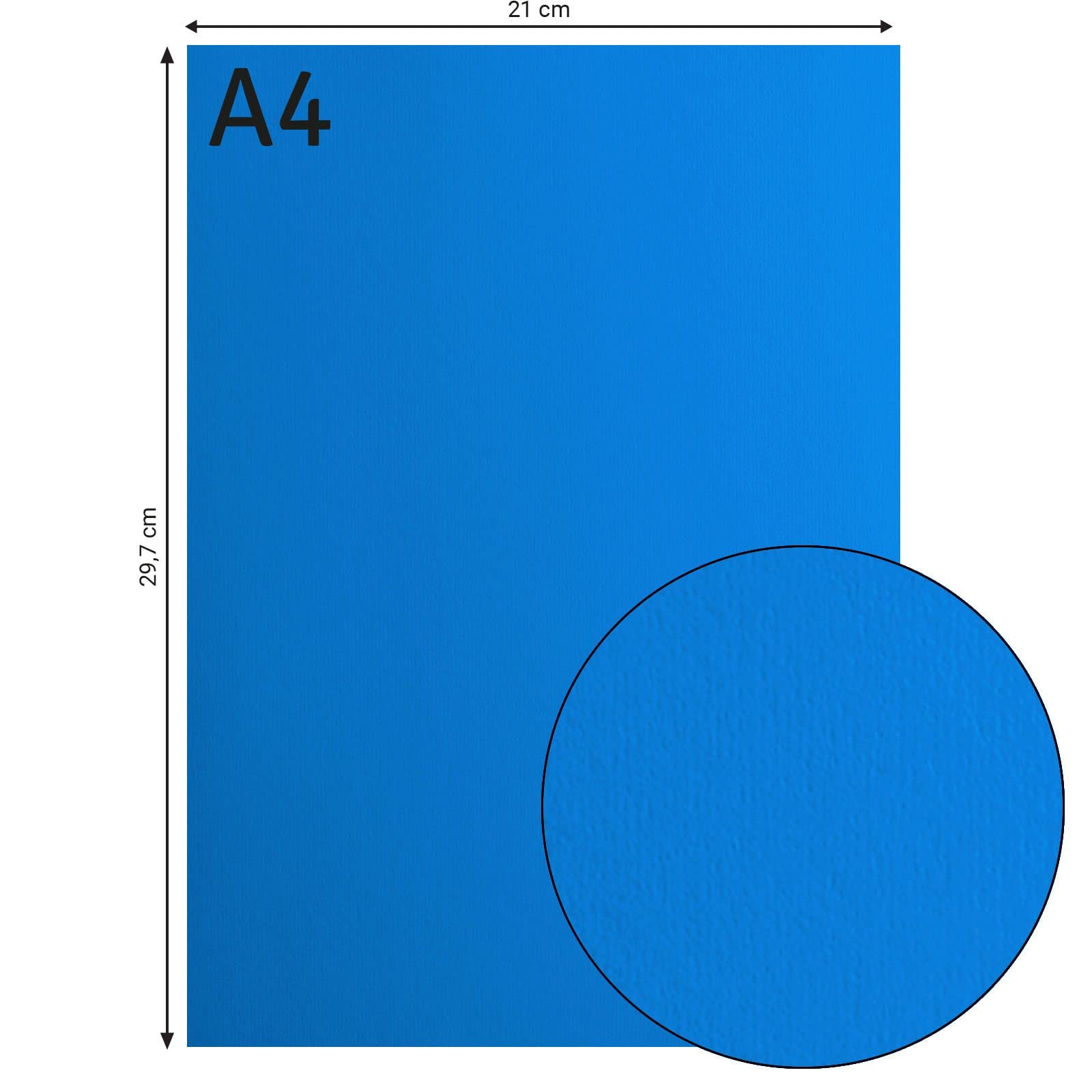 vaessen-florence-cardstock-a4-denim-blau-216g-10-blatt image 2
