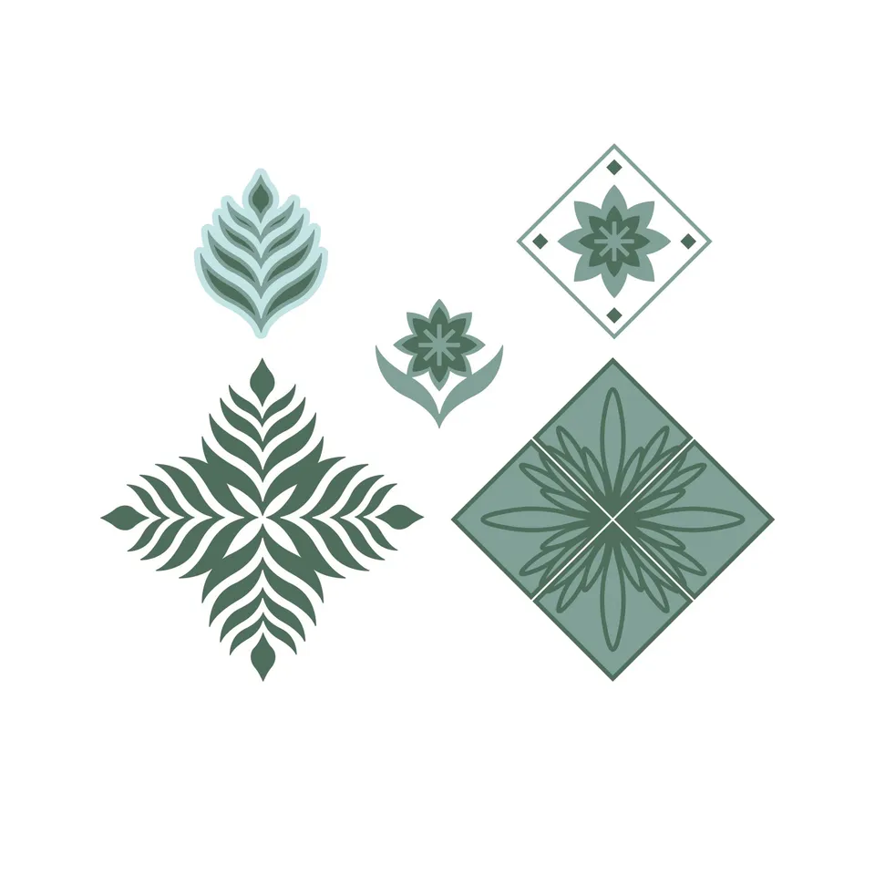 sizzix-layered-clear-stamps-geo-repeat-stempel-9er-set-geometrisch image 1