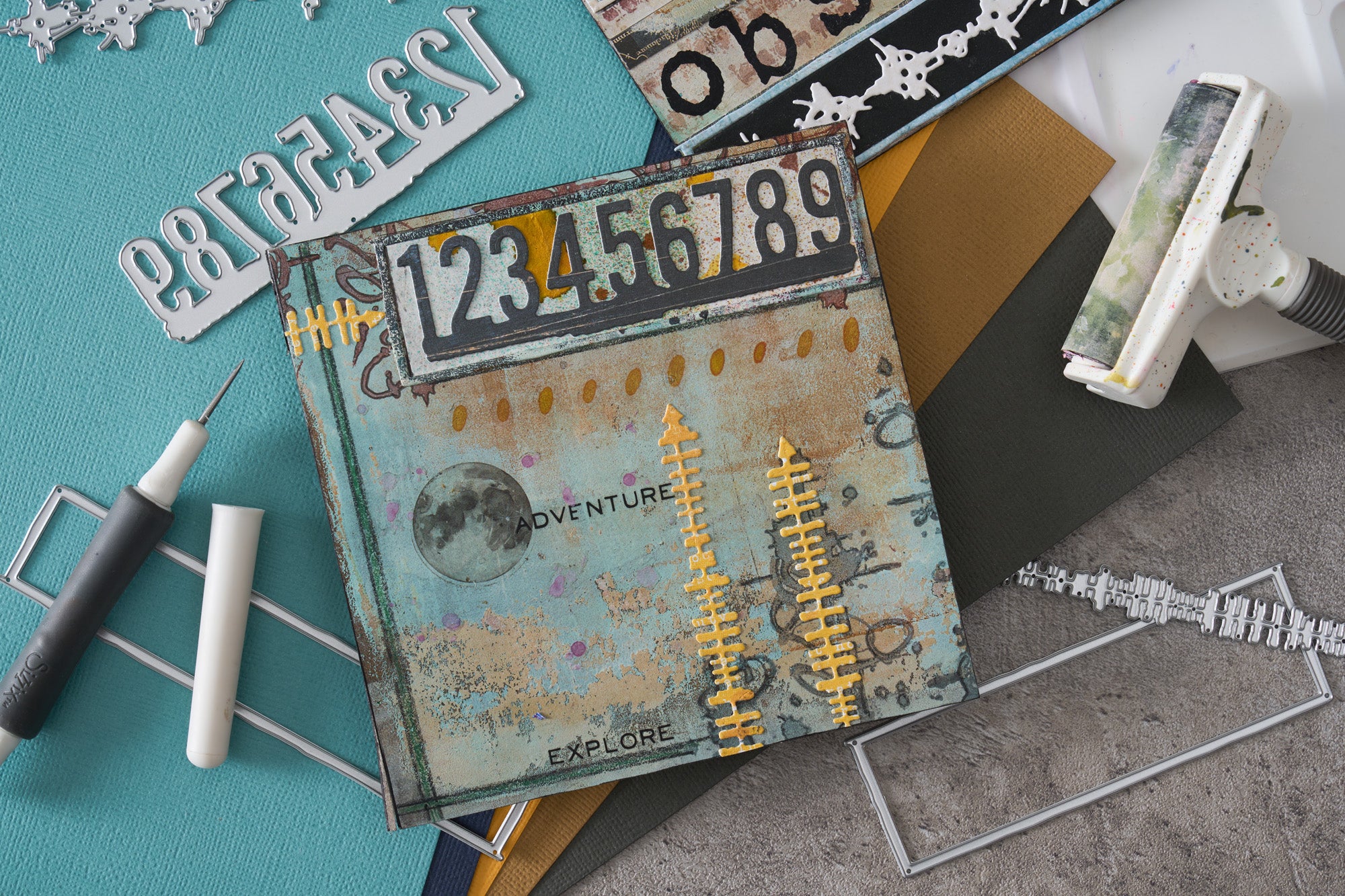 sizzix-thinlits-borderlines-seth-apter-stanzschablonen-7tlg image 4