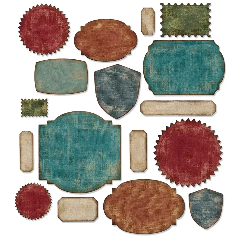 sizzix-thinlits-labels-tim-holtz-stanzschablone-17-tlg-etikett image 1