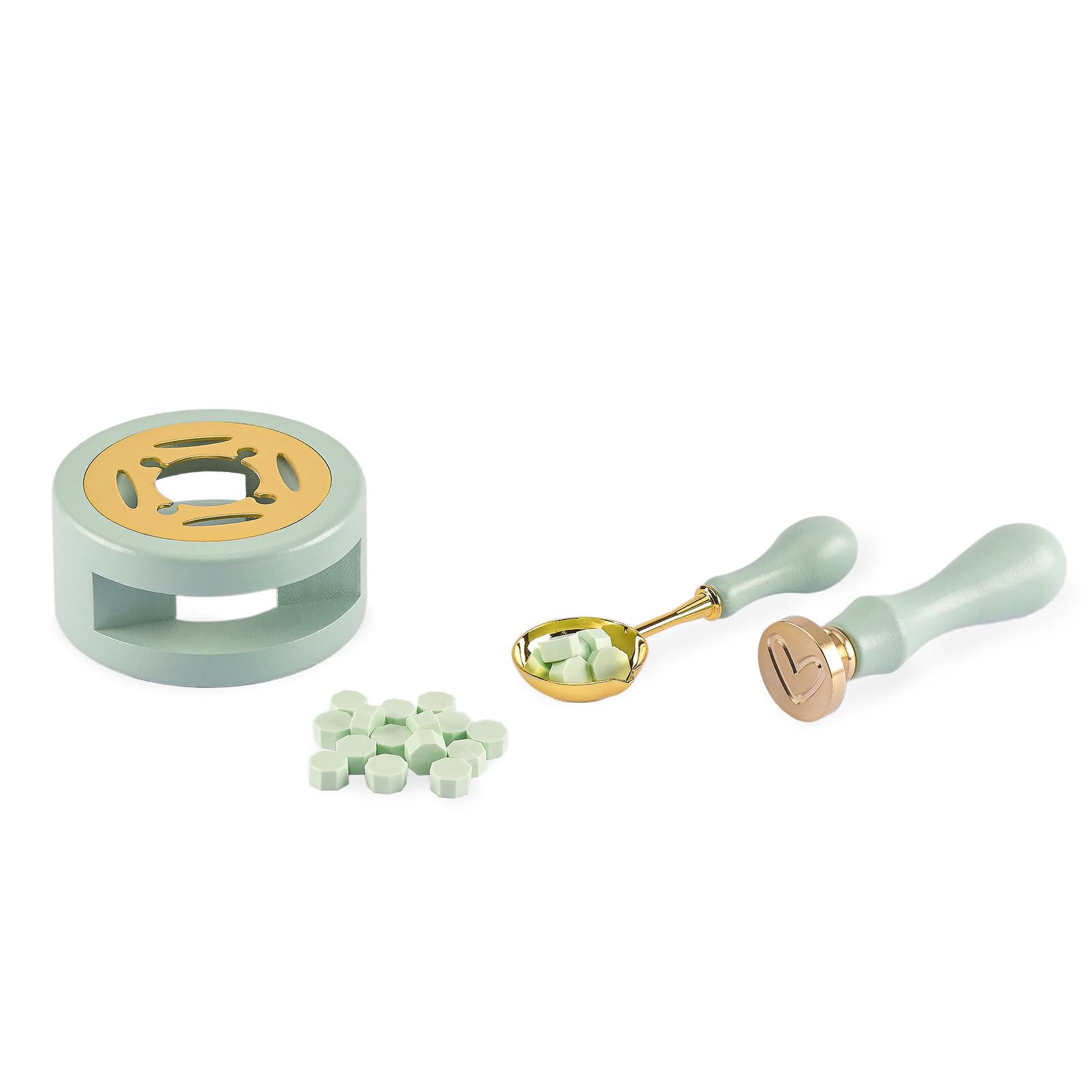 vaessen-creative-cut-easy-wachssiegel-set-herz-mint-komplettset image 1