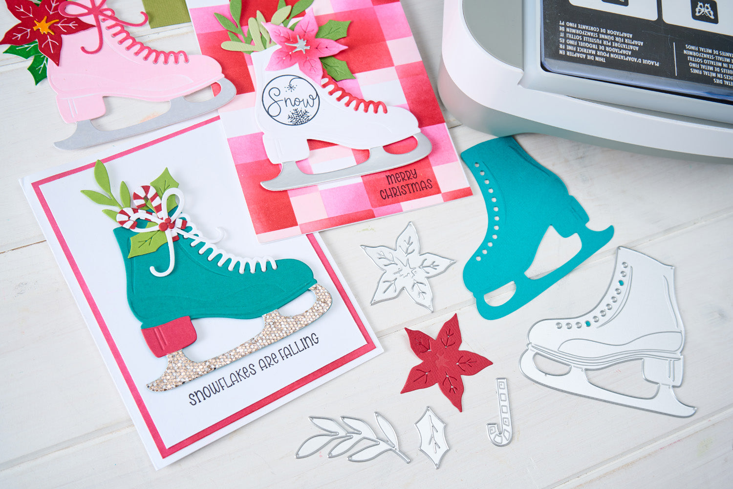 sizzix-thinlits-on-ice-stanzschablonen-14er-schlittschuh-winter image 3