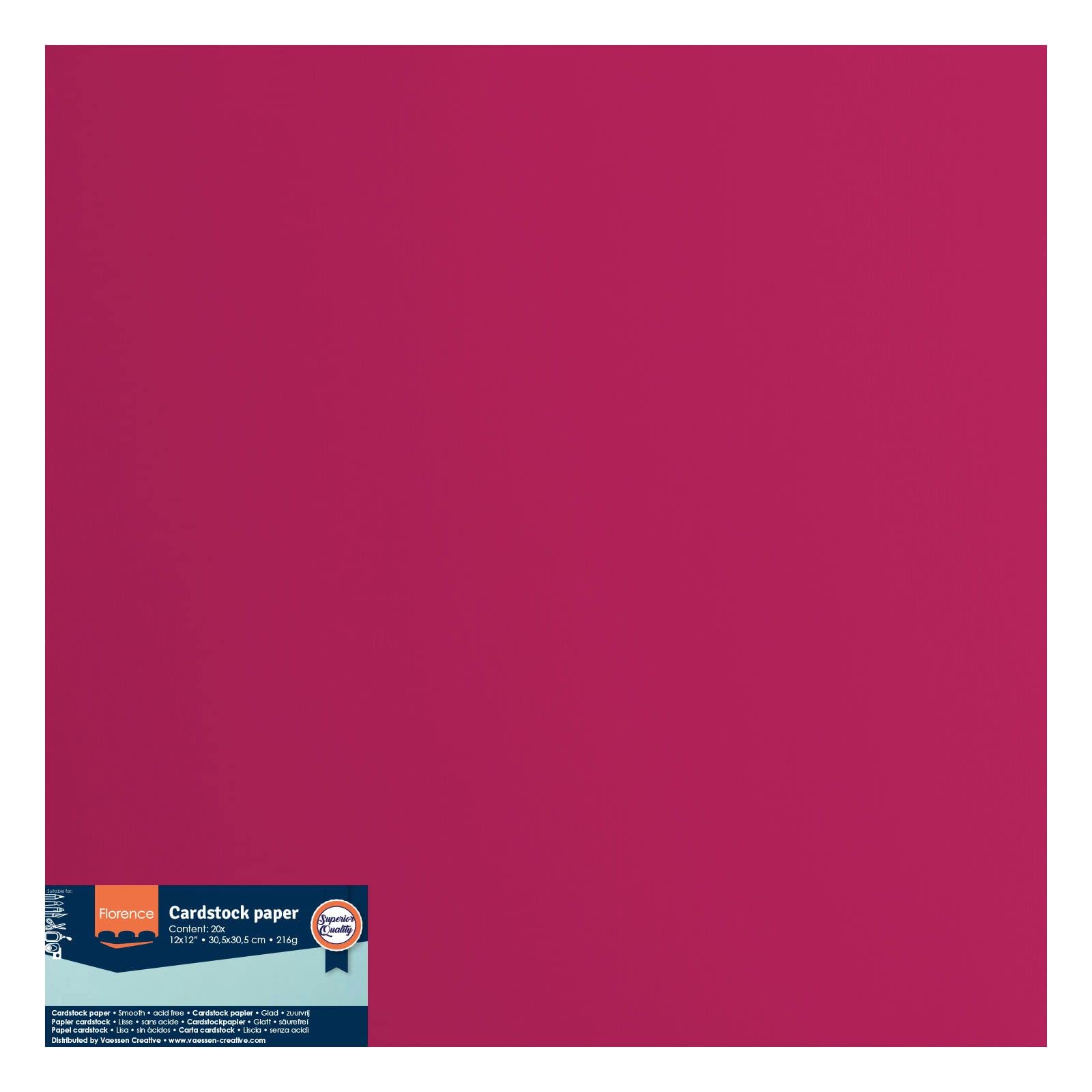 vaessen-creative-florence-tonkarton-rosa-30-5x30-5-cm-20-b-gen-216g image 6