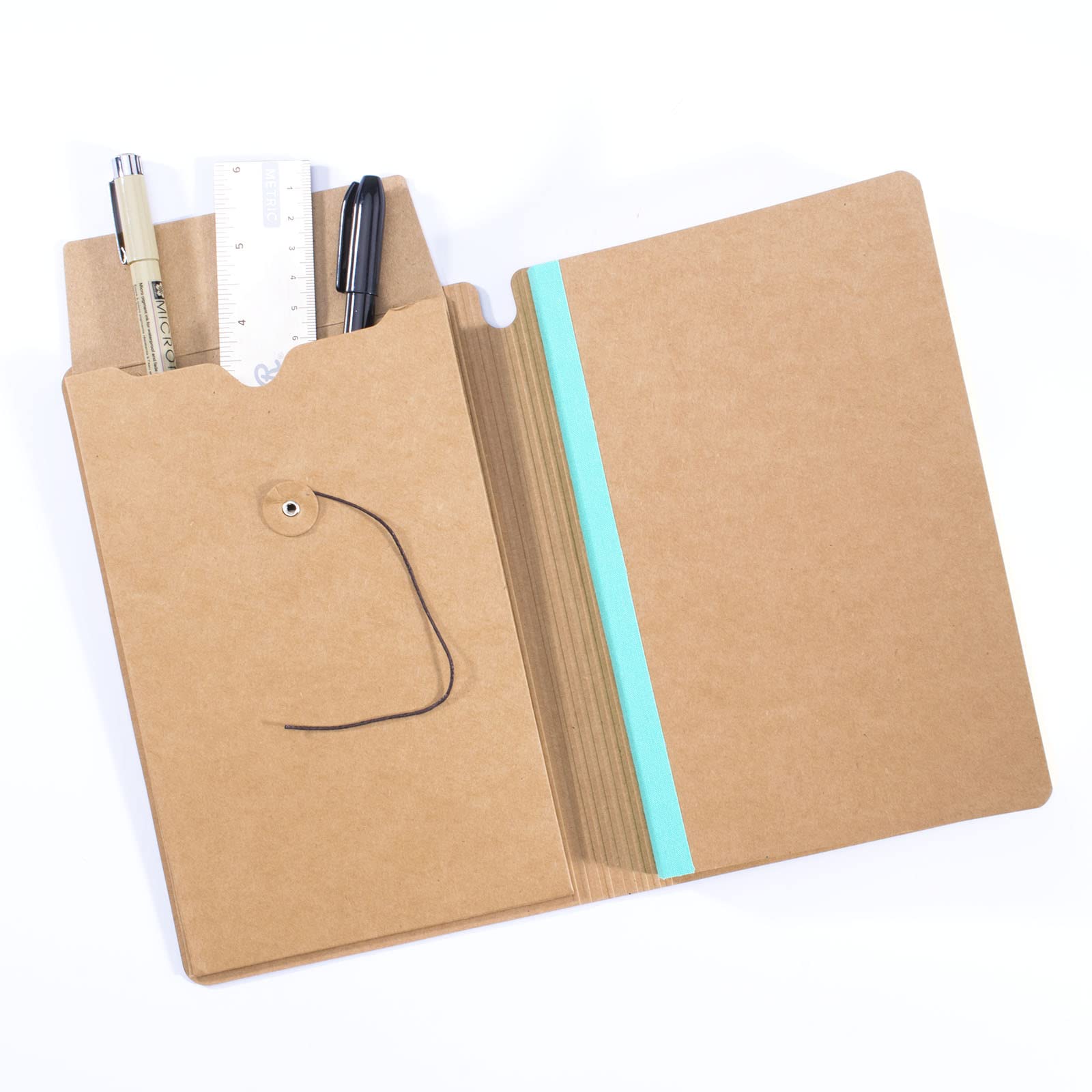 vaessen-cut-easy-stamp-journal-a5-braun-48-seiten image 4
