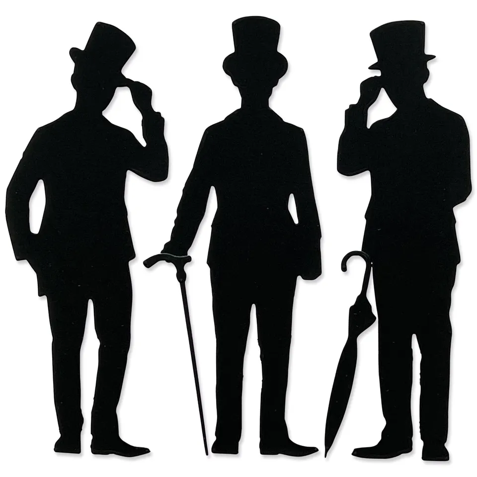 sizzix-thinlits-gentlemen-stanzschablonen-5-tlg-herrenfiguren image 1