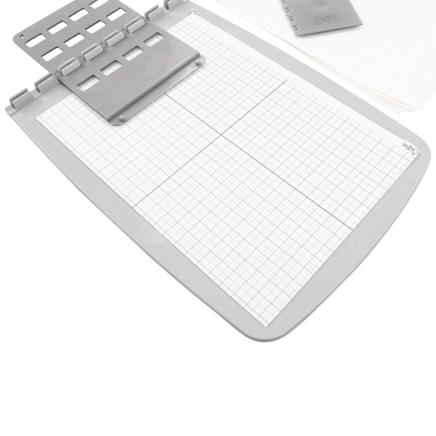 sizzix-studio-sticky-grid-sheets-haftfolie-5er-pack-gro image 1
