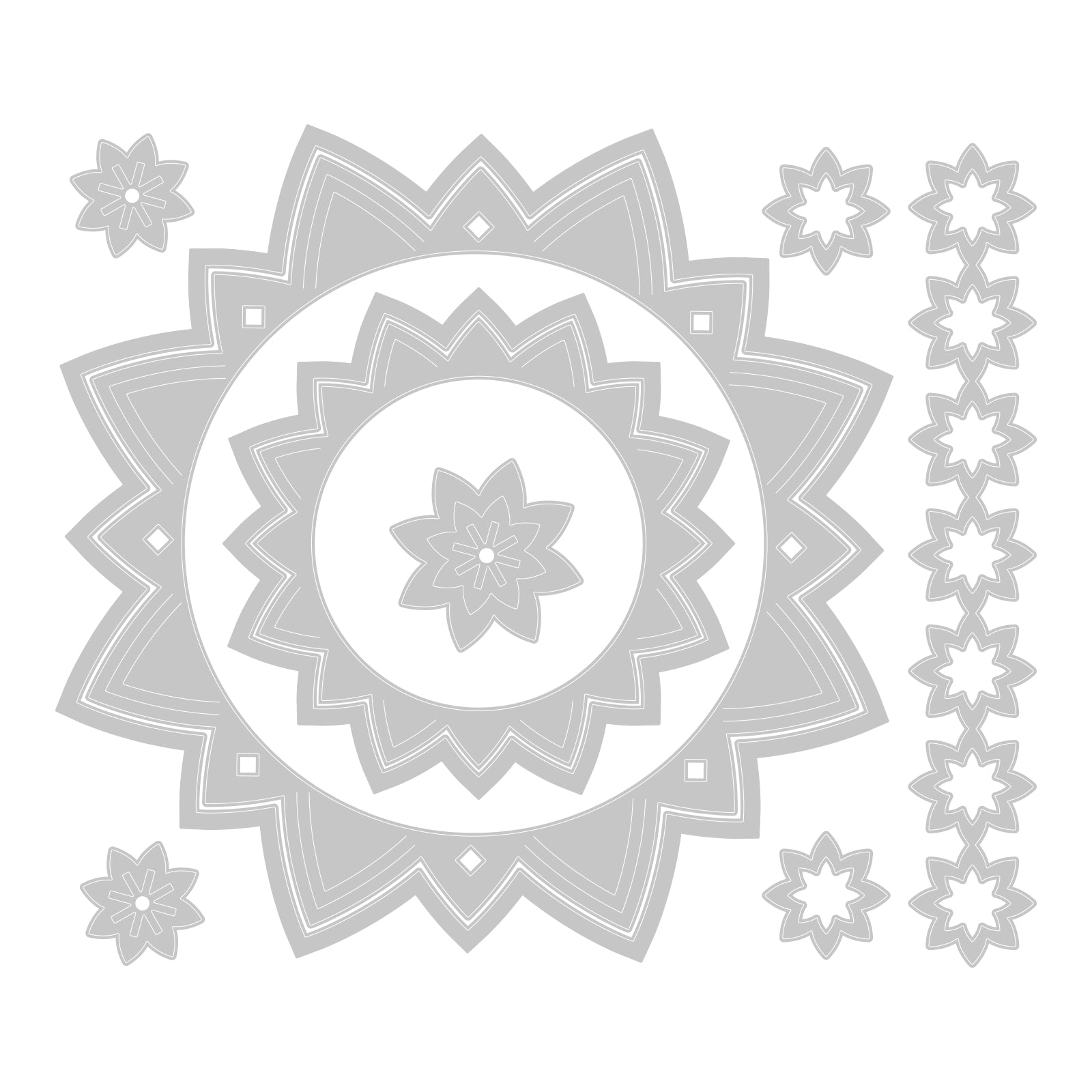 sizzix-thinlits-stanzform-geo-frames-borders-10-tlg image 2