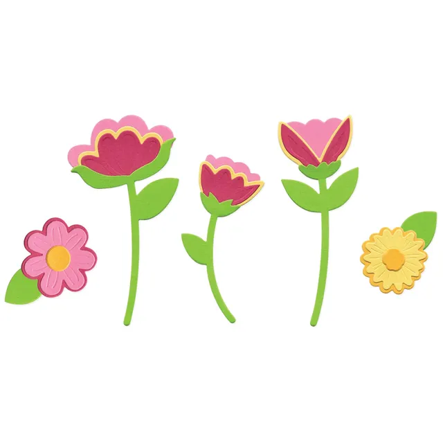 sizzix-thinlits-whimsy-blooms-2-catherine-pooler-19tlg image 1