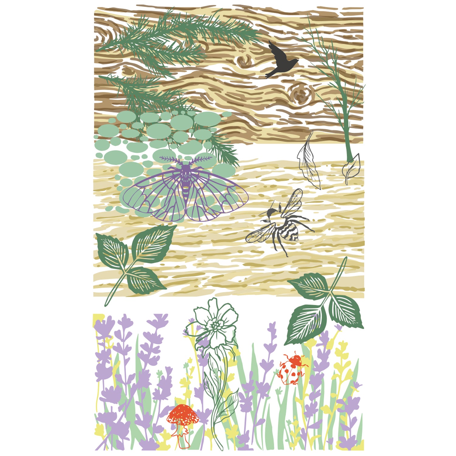 sizzix-studio-nature-stempel-17-tlg-schablonen-3-tlg image 1