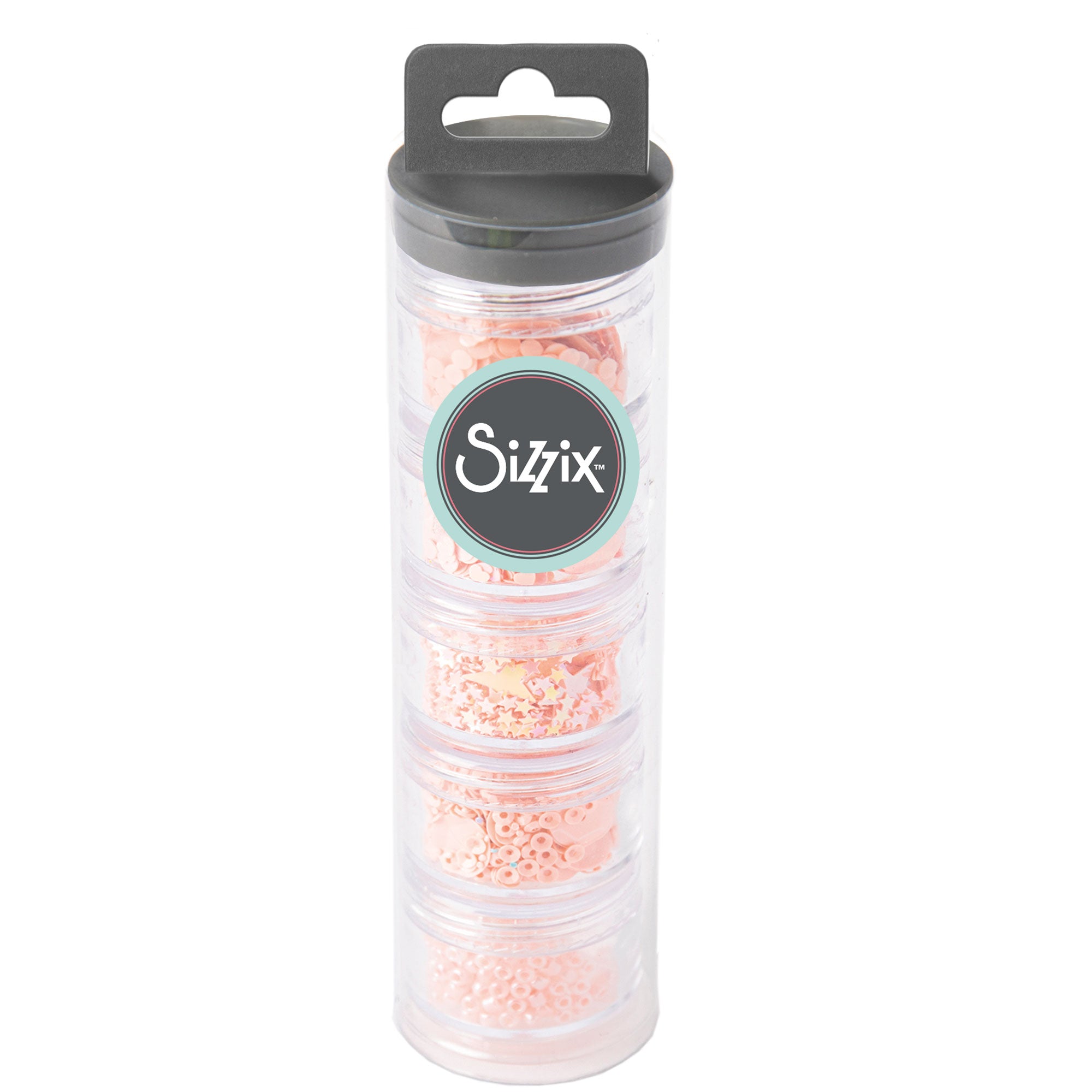 sizzix-effectz-sequins-beads-pailletten-sorbet-5er-set image 1