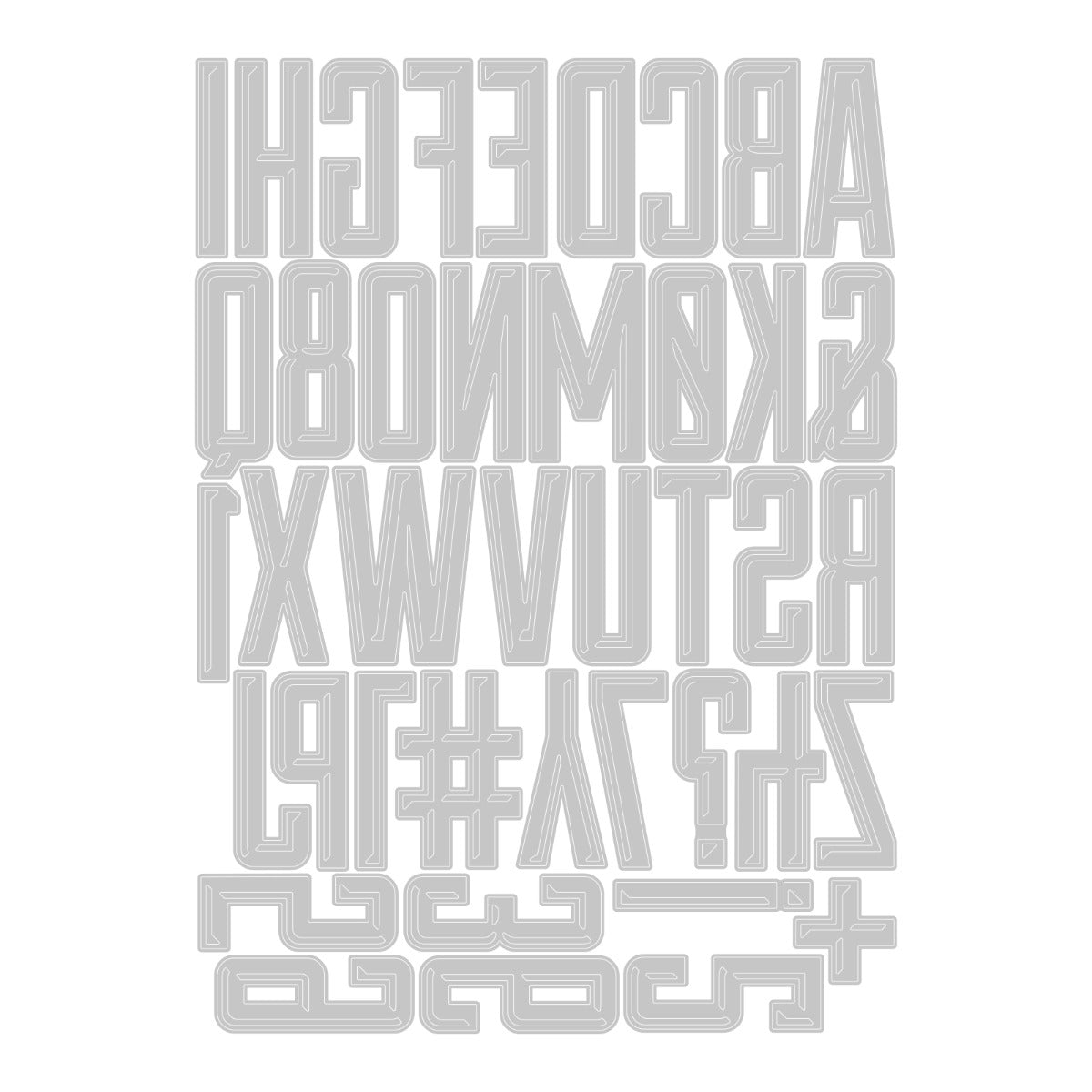 sizzix-thinlits-alphanumeric-emporium-stanzschablonen-41tlg-alphabet image 5