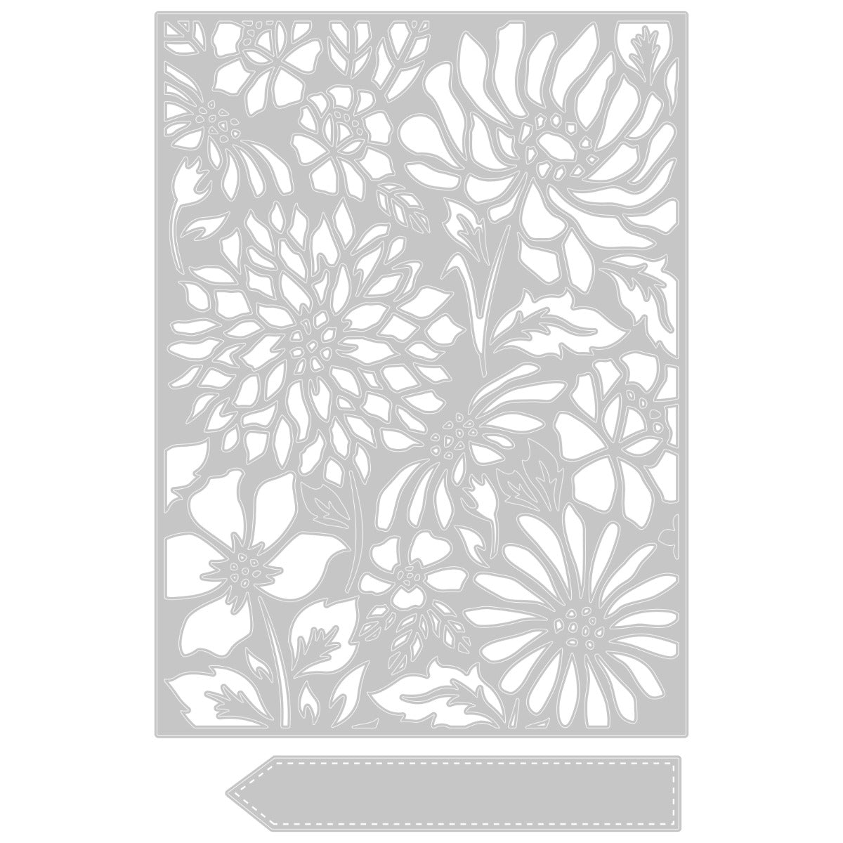 sizzix-thinlits-botanic-scene-stanzen-2er-blumen-hintergrund image 2