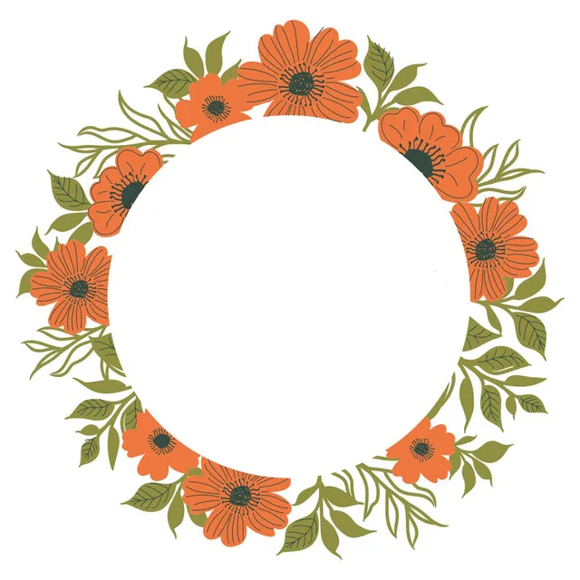 sizzix-layered-stamps-botanic-wreath-stempel-6er-blumenkranz image 1