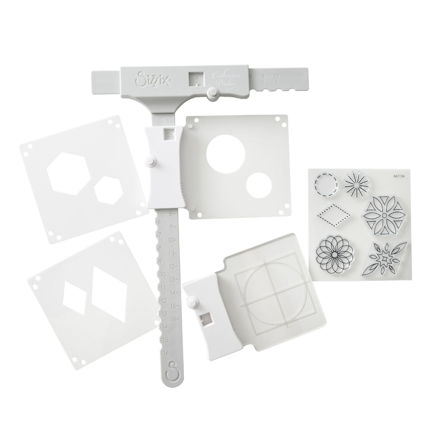 sizzix-print-pattern-tool-stempel-schablonen-zubeh-r-mit-set image 1