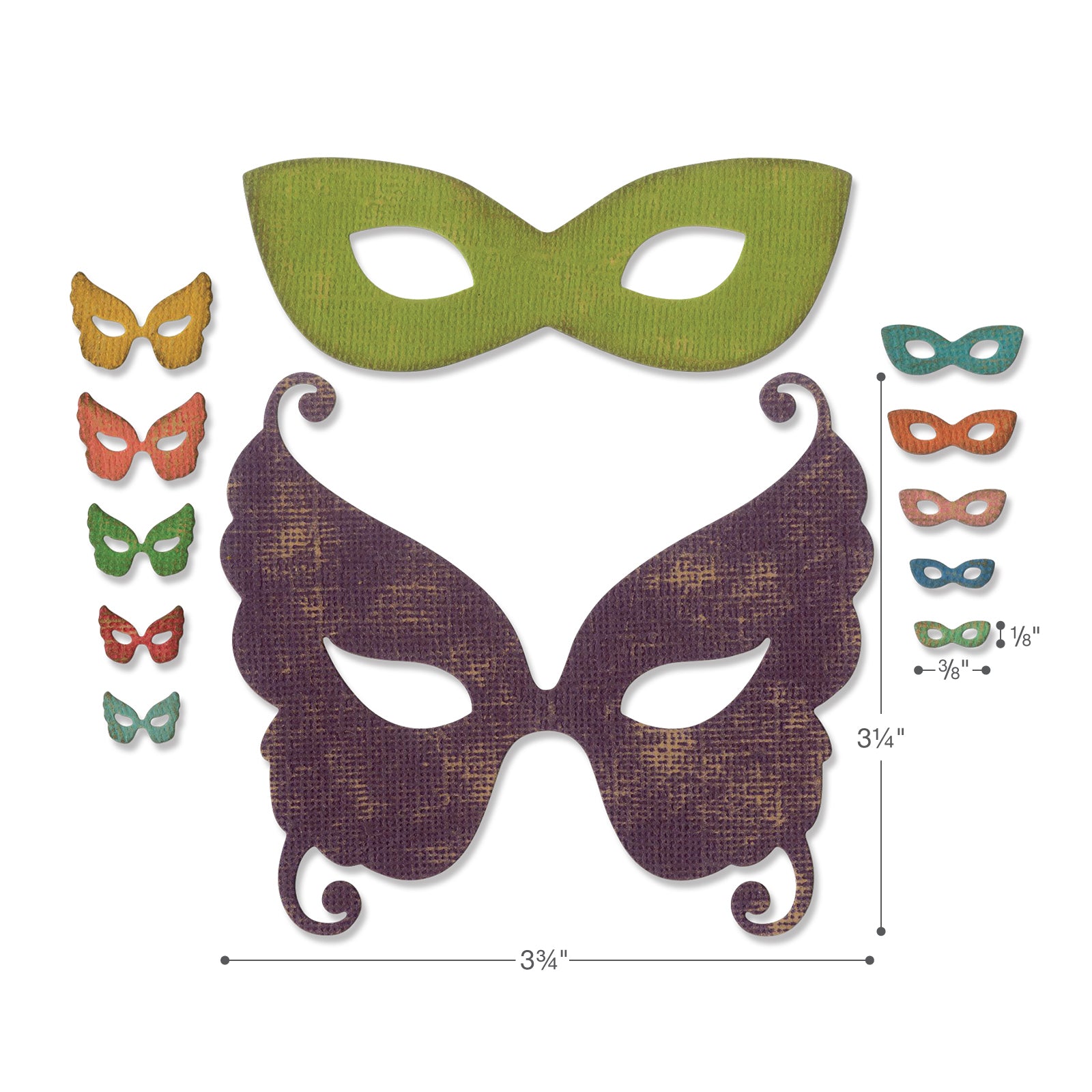 sizzix-thinlits-masquerade-stanzformen-12tlg-tim-holtz image 2