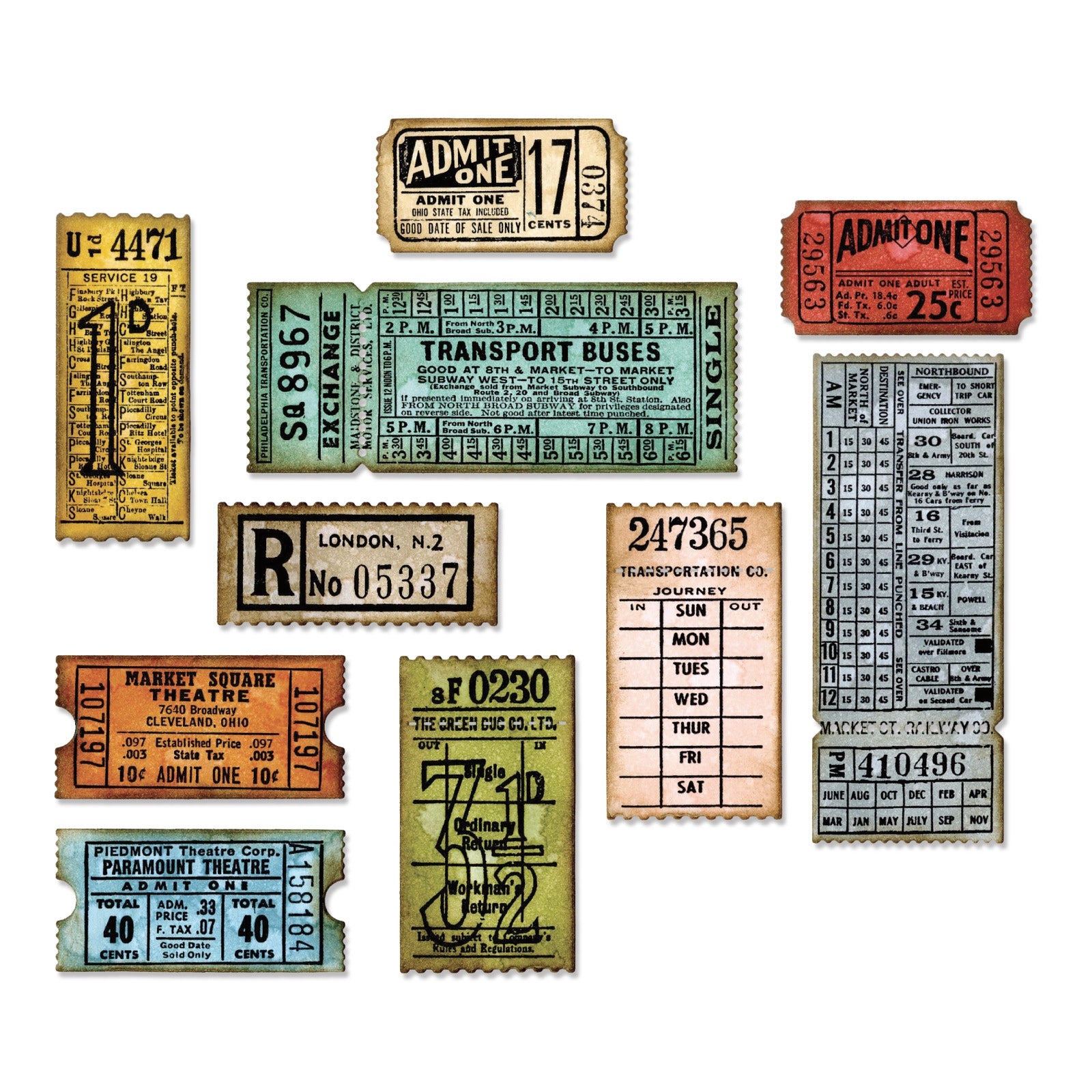sizzix-framelits-ticket-booth-stanzschablonen-6tlg-tickets image 1