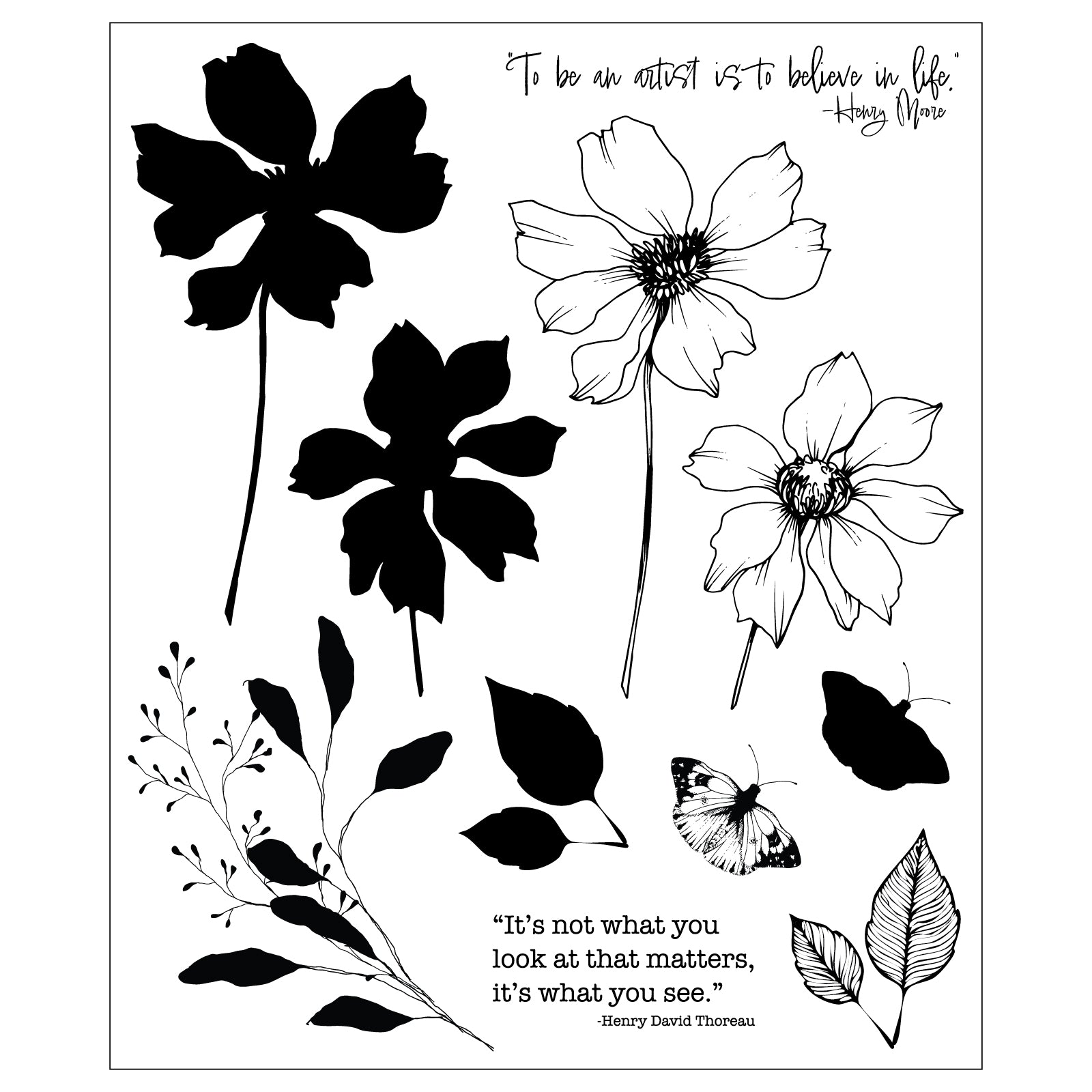 sizzix-studio-wild-blooms-stempelset-blumen-11-tlg image 5