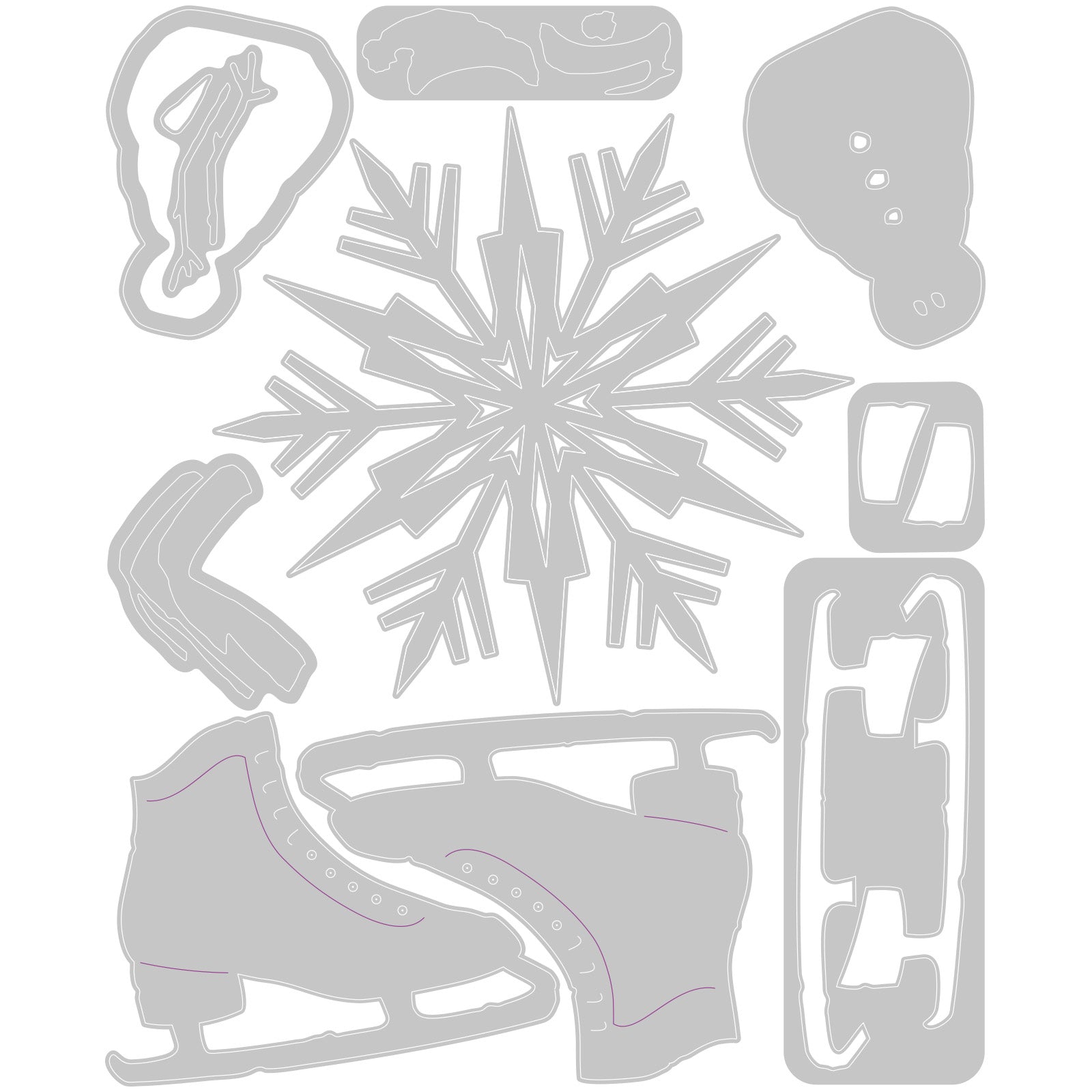 sizzix-thinlits-vault-winter-wishes-stanzschablone-10tlg image 2